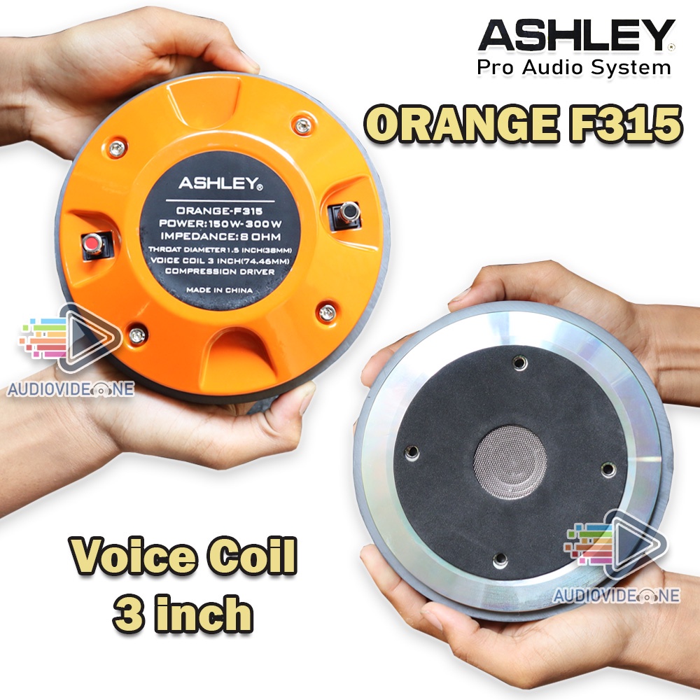 Driver Tweeter Ashley Orange F315 Coil Spul 3 Inch Original Twiter Balap