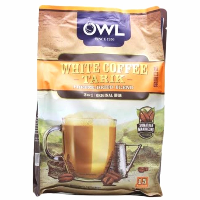 

OWL WHITE COFFEE TARIK 3IN1 ORIGINAL - 1536G