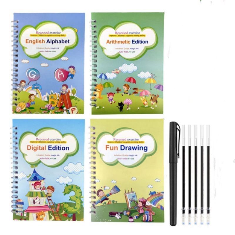 

Buku Sank Magic Book Isi 4 Dapat Bulpoin dan Refill 4 pcs