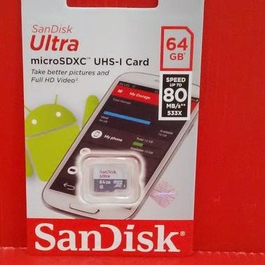 Memory Card MicroSD Micro SD Sandisk Ultra Class 10 64G |Microsd 64gb