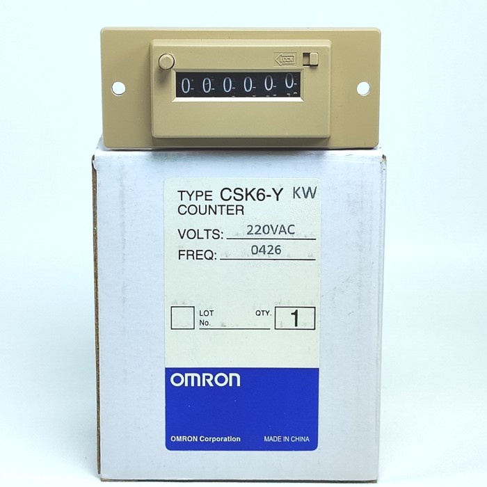 COUNTER OMRON CSK6-YKW 220VAC