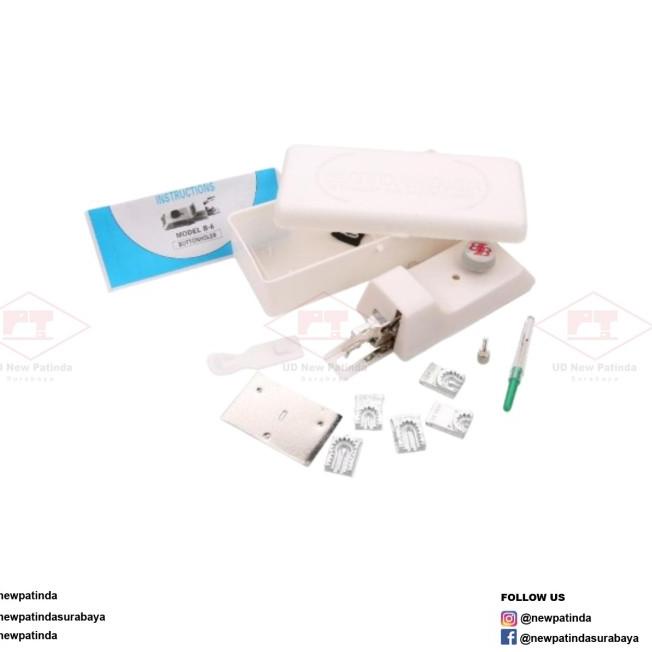 B-6 sepatu / alat lubang kancing untuk mesin jahit hitam (jadul)