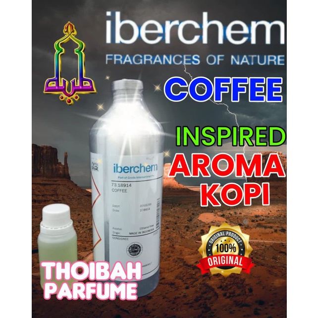 COFFEE BY IBERCHEM BIBIT MURNI 100% REPACK 100 ML SEARAH DENGAN COFFEE CREAM SM