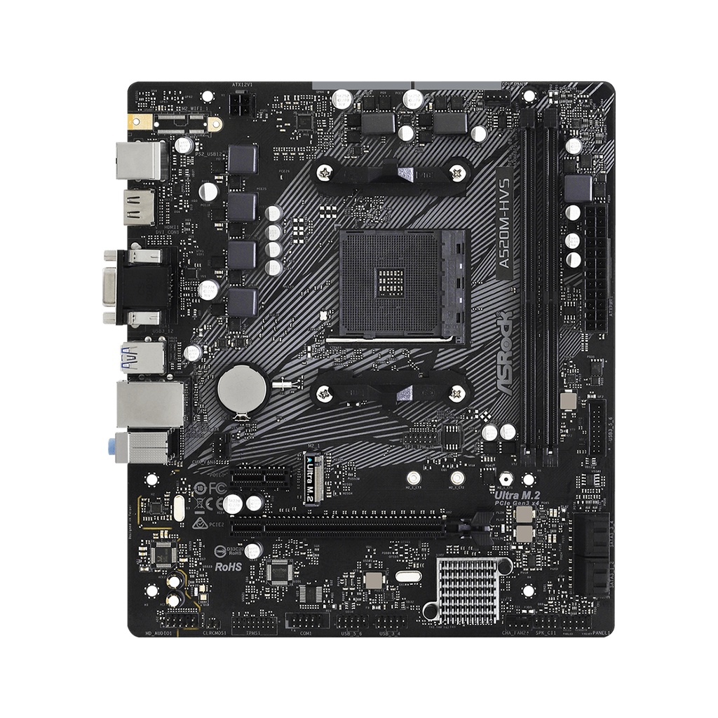 ASROCK  A520M-HVS | Mother Board AMD AM4 DDR4 MATX