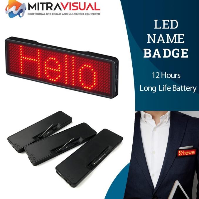 

LED Name Badge / Name Tag Running Text