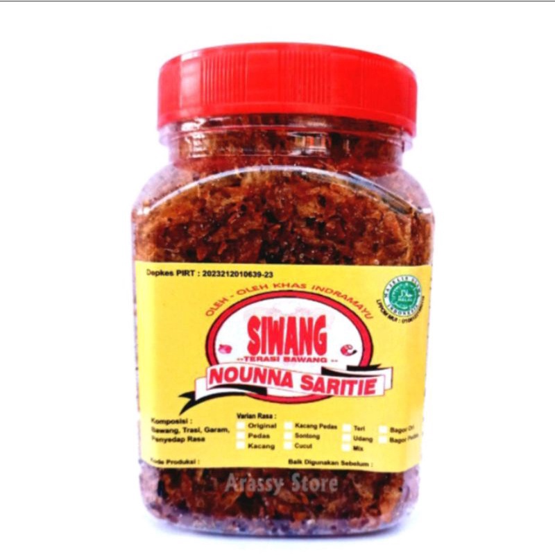 

Bawang goreng siwang nounna saritie 170g (terasi bawang)