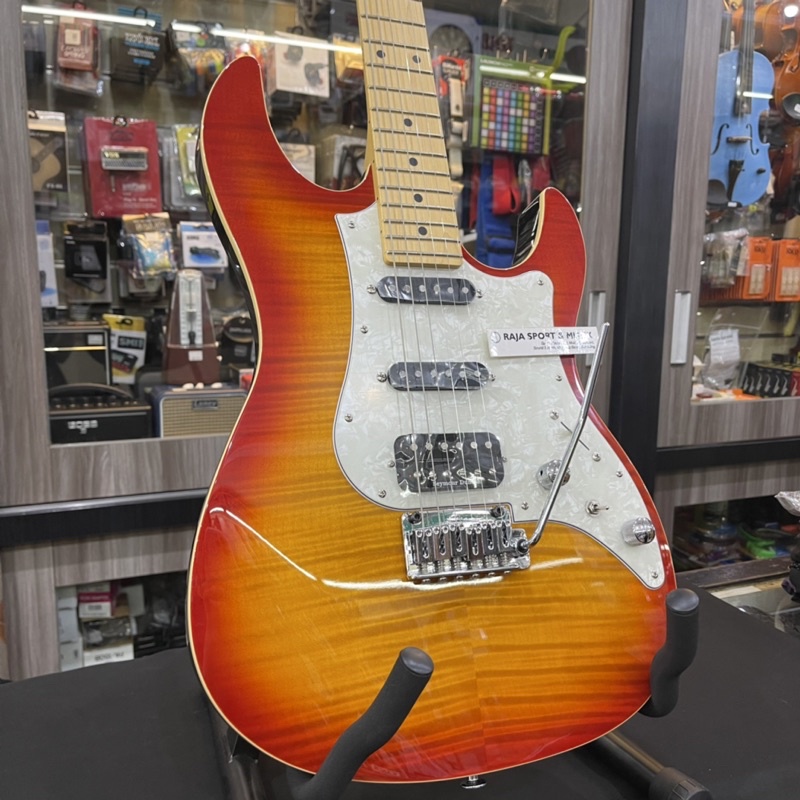 GITAR ELEKTRIK FGN JOS 2 FMM FBT STRATOCASTER HSS BLACK + BAG - ORIGINAL ELECTRIC GUITAR