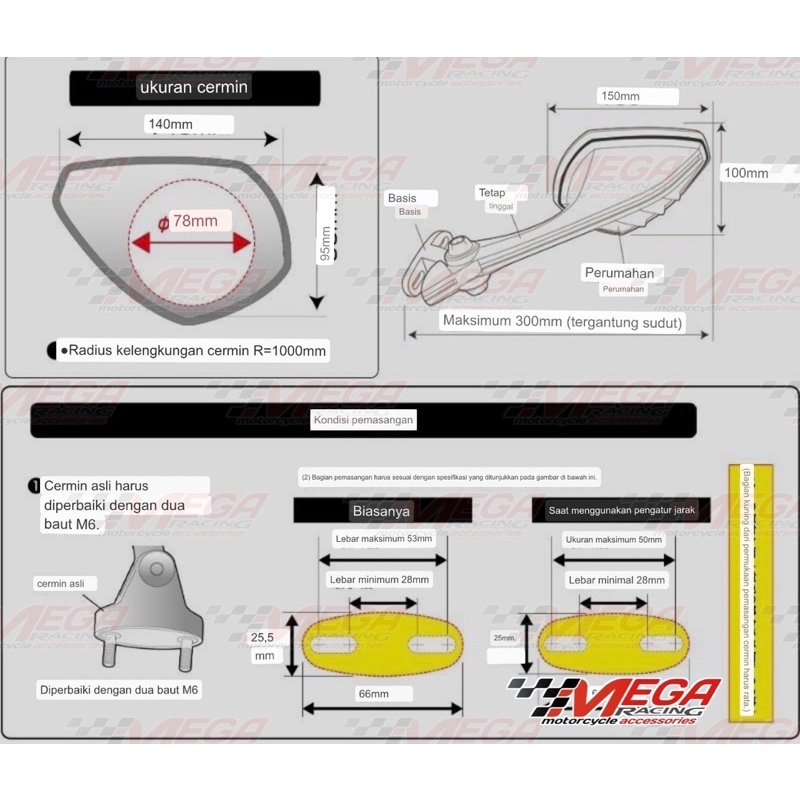 SPION FAIRING NAPOLEON LIBRA KACA SPION LIBRA REAR MIRROR WINGLET  ZX,10R ZX10R ZX636 CBR250 NMAX R15 R25 GSX NINJA 150 NINJA 250 HAYABUSA DUCATI R15 V2 V3 V4 ZX25R CBR 250 150 CBR150R R6 LEXI ADV AEROX PCX FI