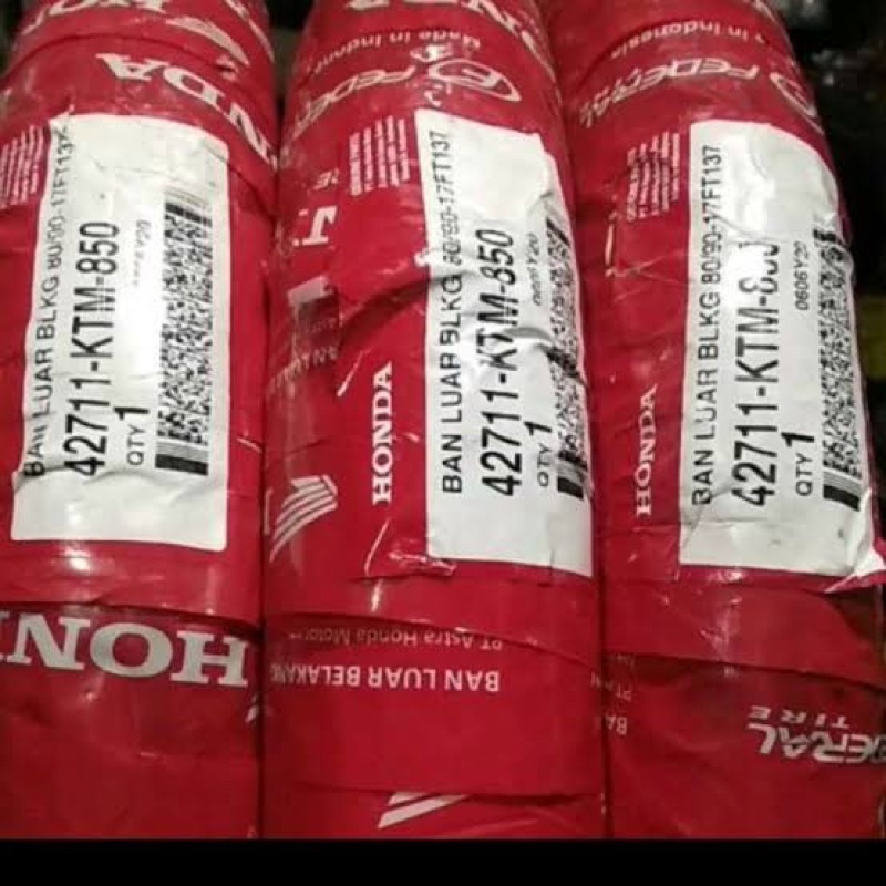 BAN LUAR HONDA 80/90-17 KTM (Tidak Tubeless) | Ban Luar Motor Supra, Revo, Jupiter