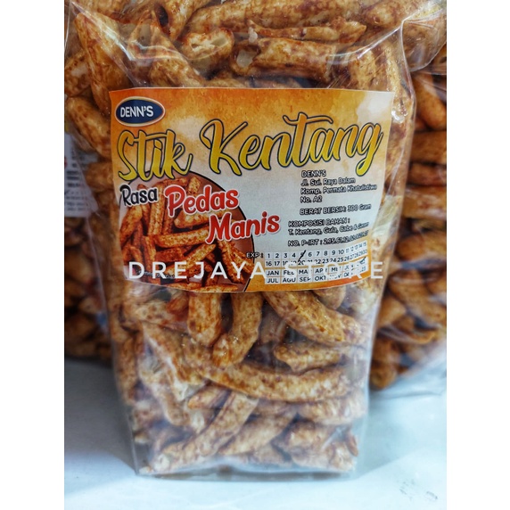 

Stick / Stik Kentang Pedas Manis Denn's Pontianak