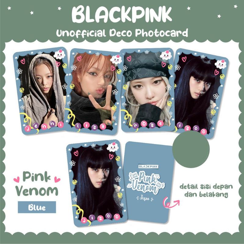 PHOTOCARD PC PREMIUM BLACKPINK -PINK VENOM Selfie