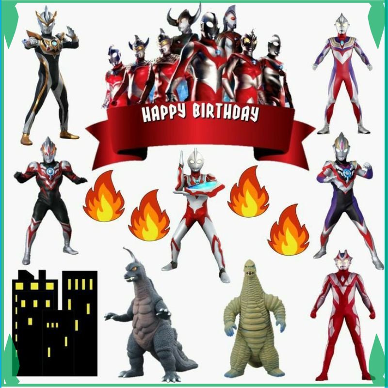 Jual TOPER KUE CAKE TOPPER ULTRAMAN FADHILSOUVENIR Shopee Indonesia