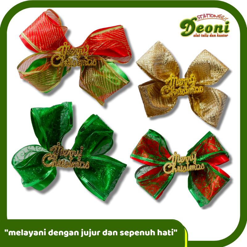 

Hiasan Pita Natal Merry Christmas