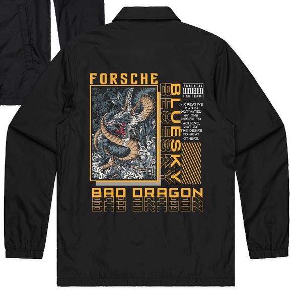 Public - Bad Dragon Coach Jacket - Jaket Parasut Pria dan Wanita