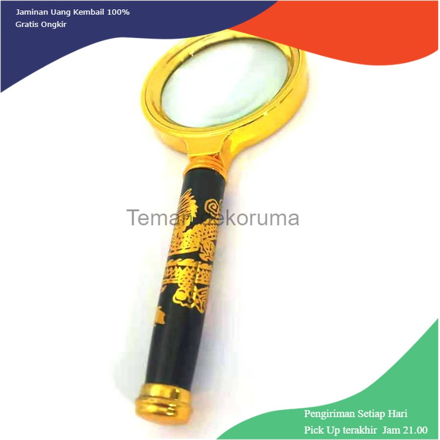 TD - PR2 Kaca Pembesar Handheld Magnifying Hand Lens Magnifier 60 mm