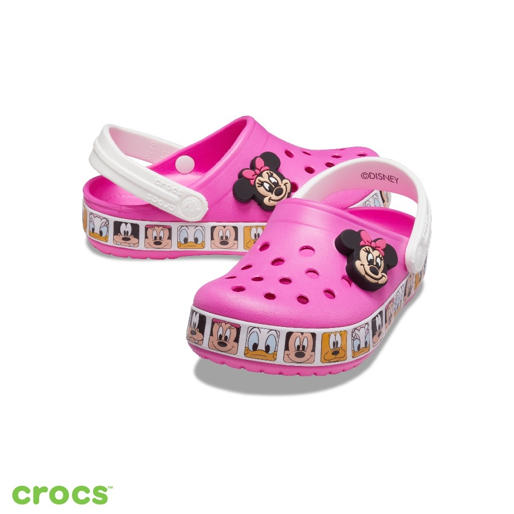 CROCS FUNLAB MINNIE CLASSIC / CROCS KIDS / CROC ANAK / KARAKTER MICKEY MOUSE / MICKEY MOUSE / FUNLAB MICKEY MOUSE SANDAL KARET ANAK / SANDAL ANAK LAKI / CROCS KIDS / MINNIE ACADEMY - PINK