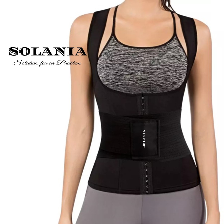 BAJU CINCHER DAN BELT SOLANIA / CAMI CINCHER BELT ( BISA DI LEPAS )