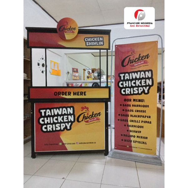 PAKET PREMIUM FRANCHISE CHICKEN SHIHLIN, SIAP JUALAN 