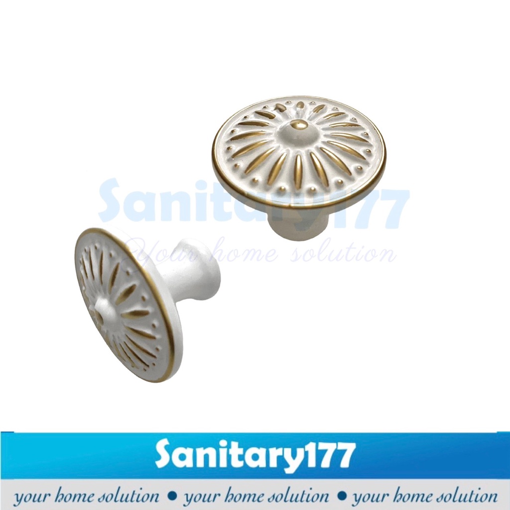 Tarikan Laci bulat 750- handle pegangan lemari pintu kitchen set furniture gagang knop knob murah antik rosegold hitam putih antique