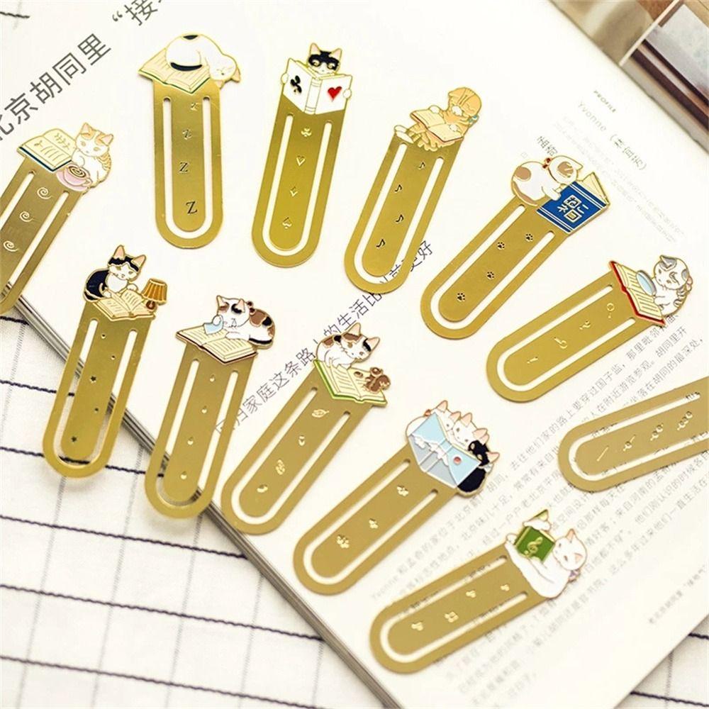 Mxbeauty Bookmark Lucu Stationery Animals Kartun Kertas Cilp Cat Jepang Bookmark