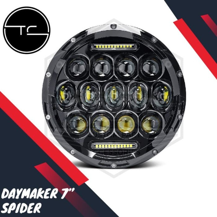 Daymaker Spider Eye 7 Inchi Lampu LED 75w Kawasaki W175