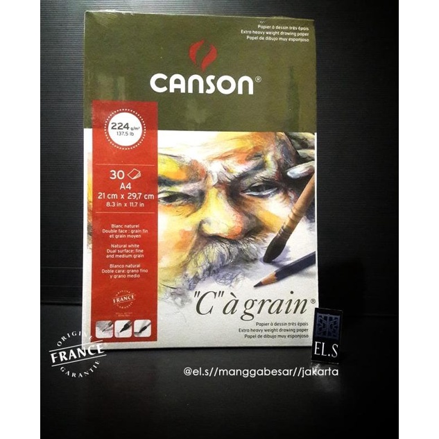 

Canson C A Grain A4 224 GSM