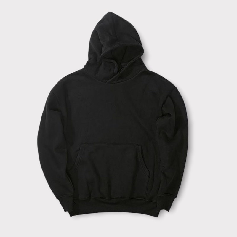 Hoodie Polos Oversized Jaket Polos Pria &amp; Wantia Distro (Tanpa Resleting)