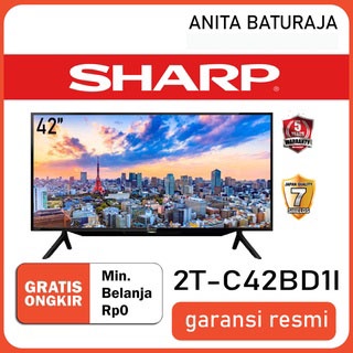 TV LED SHARP AQUOS 42" 2T-C42BD1I DIGITAL GARANSI RESMI
