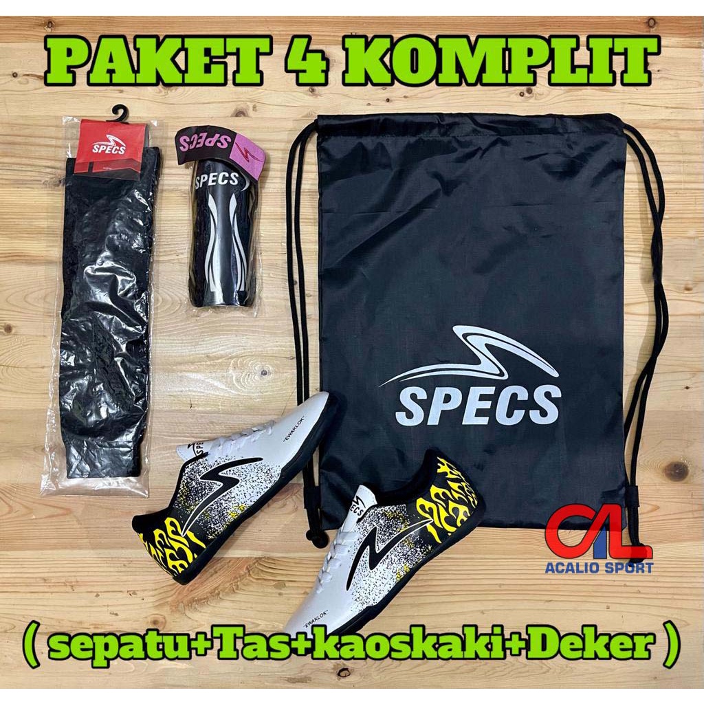 Sepatu Futsal Anak Specs ewaklok Lengkap Komplit Junior Anak Sd ukuran anak kecil Termurah terlaris 