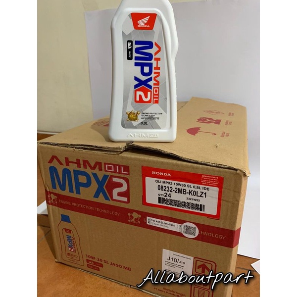 OLI MPX2 800ML (1 DUS/24PCS ) KEMASAN BARU | Oli 1Dus / Oli Motor / Oli Murah / Oli Mesin / Pelumas 