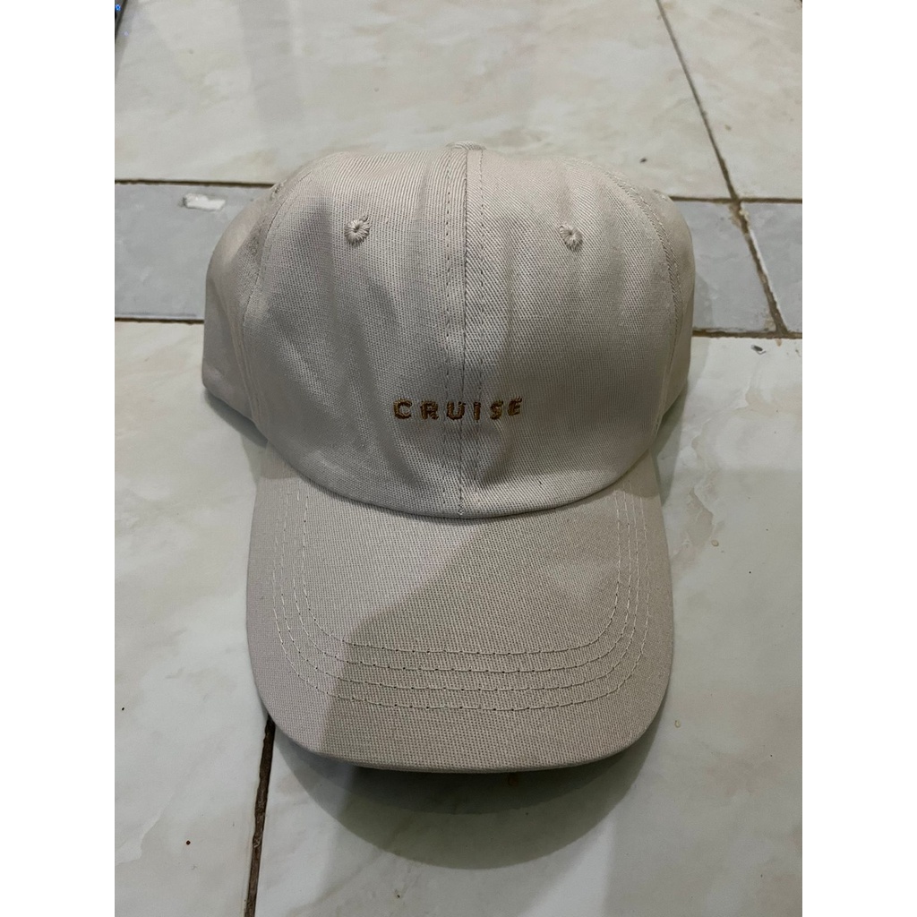 Topi Baseball Musim Panas Warna Cream Gaya Korea Untuk Pria Dan Wanita