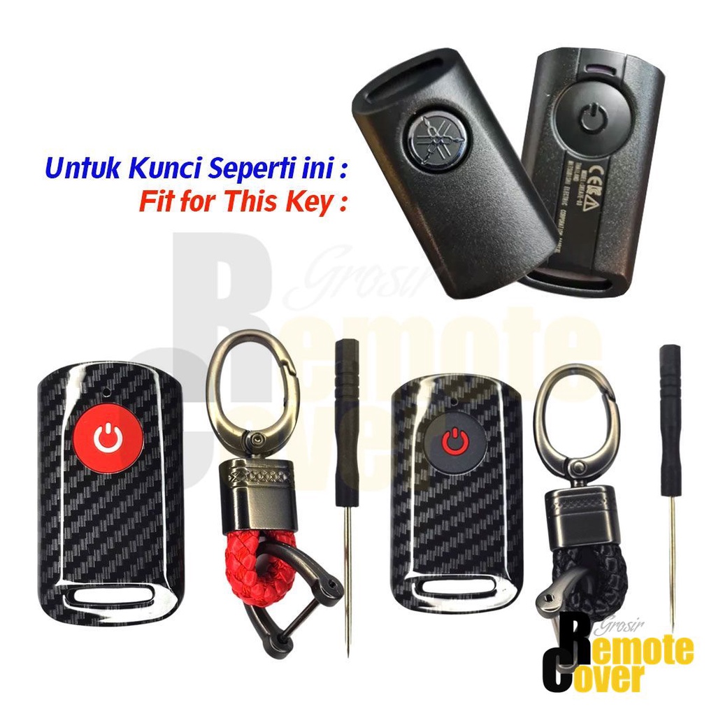 Cover Remote Sarung Kunci Smartkey Carbon Case Yamaha XMax