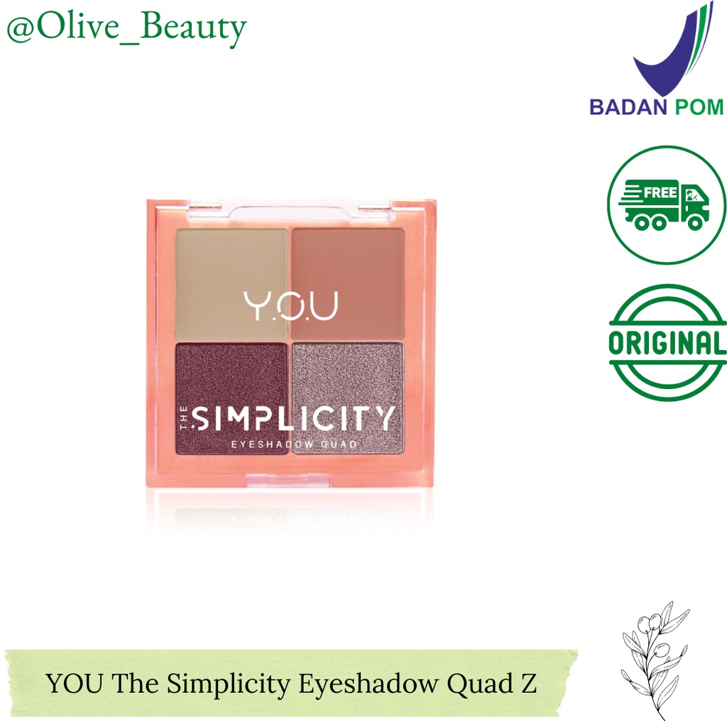 YOU The Simplicity Eyeshadow Quad Z