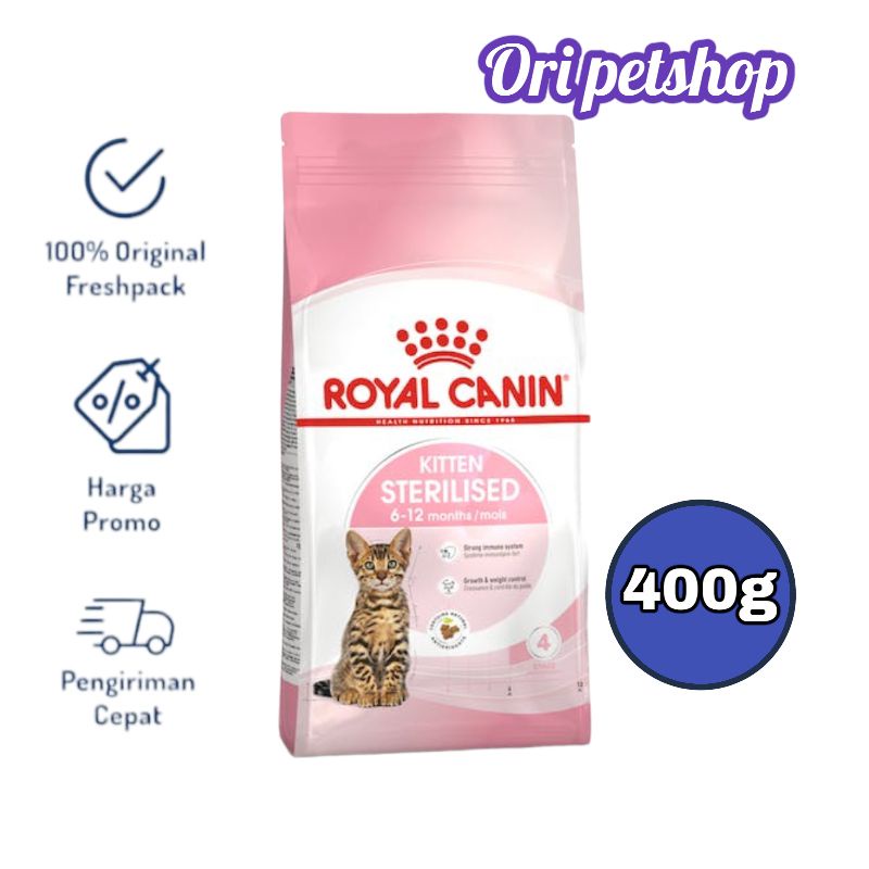 Royal Canin Kitten Sterilised Makanan Anak Kucing Steril 400g