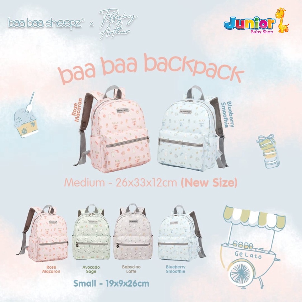 Baabaasheepz X Tiffany &amp; Arthur Chef Backpack - Tas Ransel Anak Baabaasheepz