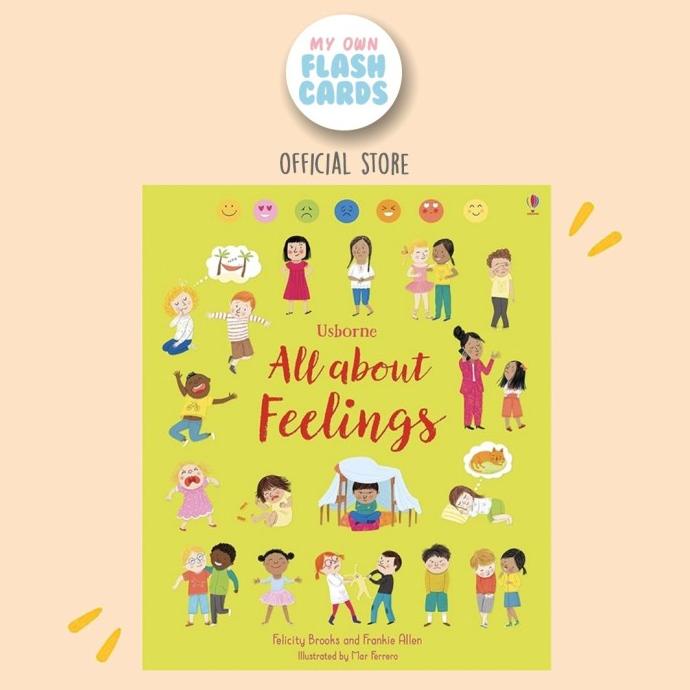 Usborne All About Feelings - Imported Education Book Buku Edukasi Anak