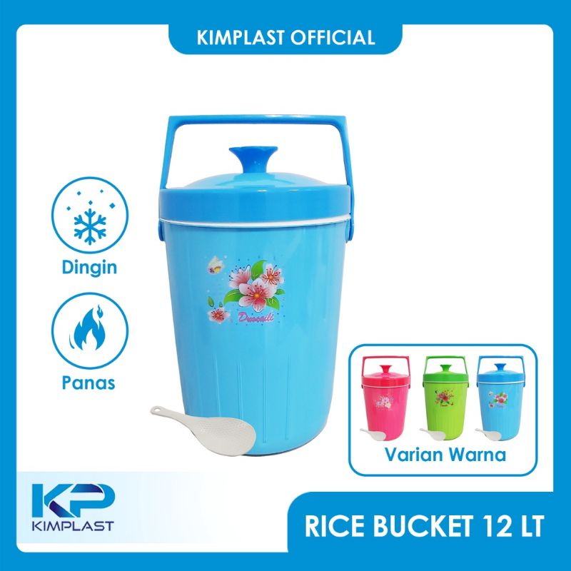 Rice Bucket Termos Nasi Kimplast 12L