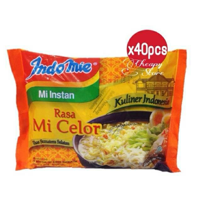 

Indomie rasa mi celor dus (40pcs) khas Palembang