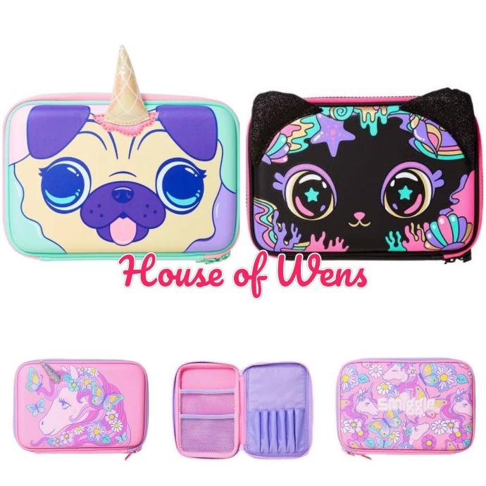 

SMIGGLE HEY THERE DOUBLE HARDTOP PENCIL CASE ORIGINAL - TEMPAT PENSIL