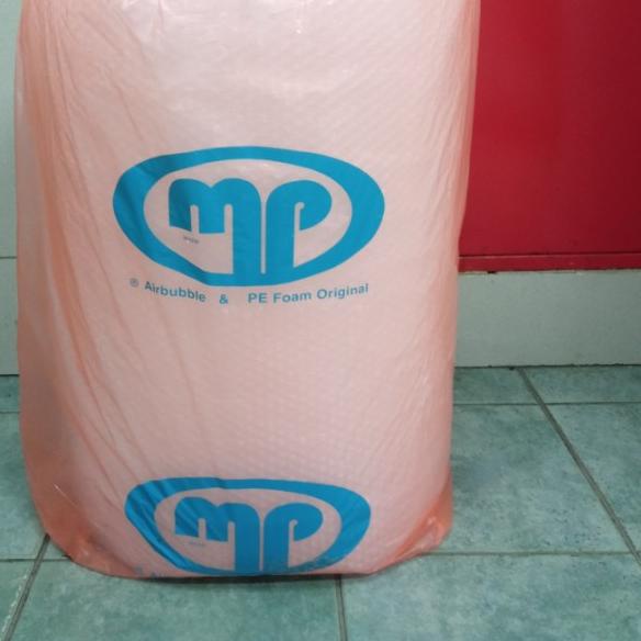 

BUBBLE WRAP 60CM X 50 METER HITAM PUTIH / BUBLE WRAP MULIA PACK ORANGE - Putih