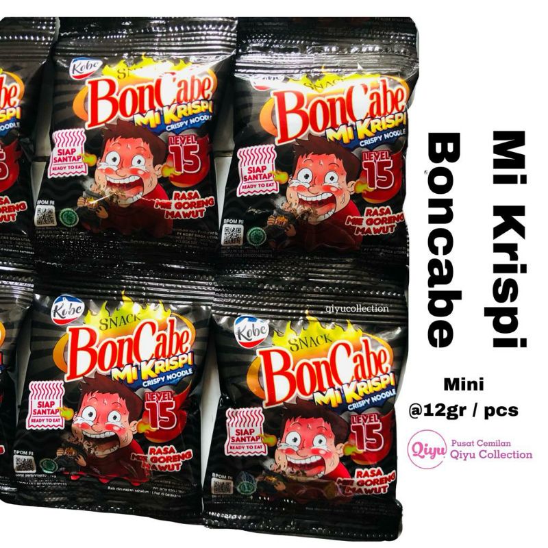 Mi Krispi Boncabe Level 15 Mie Kremes Mawut Snack Viral Cemilan Pedas