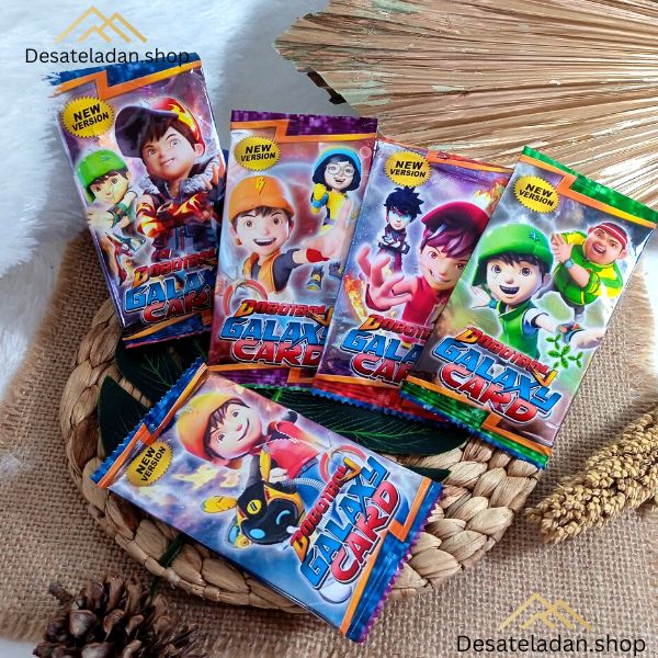 KARTU BOBOIBOY TRADING CARD BOBOIBOY GALAXY CARD ISI 10PCS PER BUNGKUS ∣ KARTU UNO KARAKTER BOBOBOY 