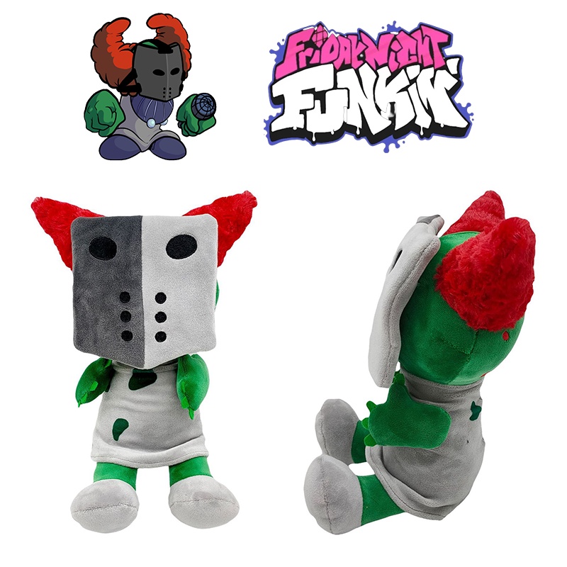 Delightful Fnf Tricky Mainan Mewah Badut Jumatan Malam Funkin Boneka Lembut Xmas Hadiah Untuk Anak-Anak