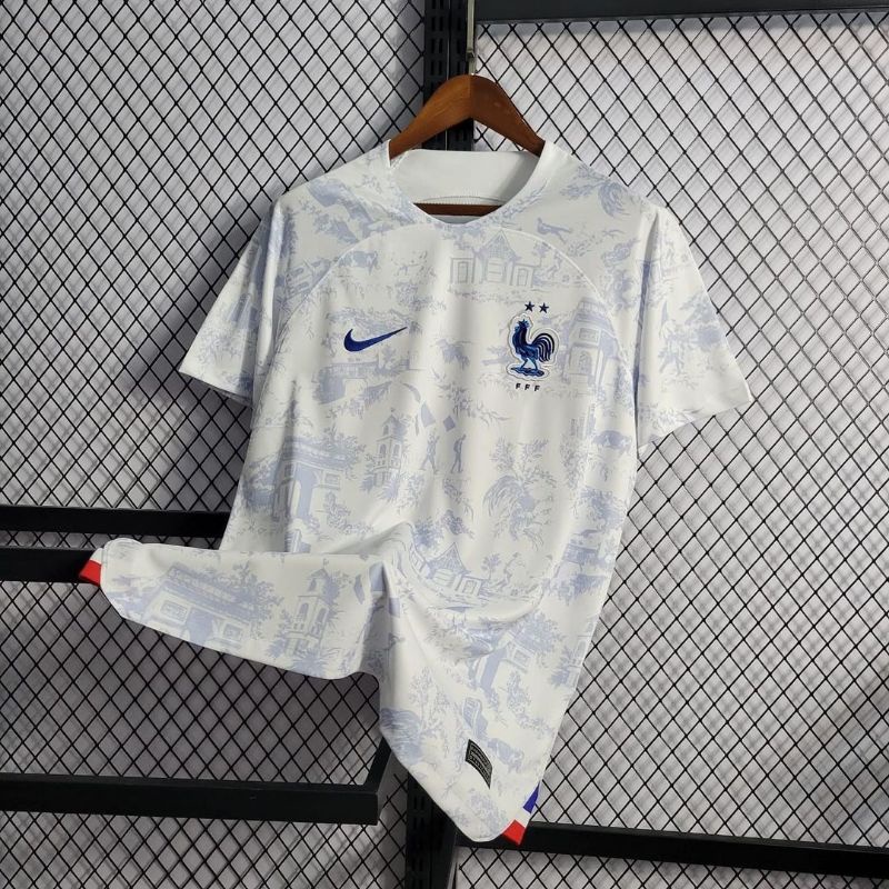 JERSEY BOLA PRANCIS FRANCE PIALA DUNIA 2022-JERSEY PRANCIS FRANCE AWAY PIALA DUNIA 2022-JERSEY PILA 