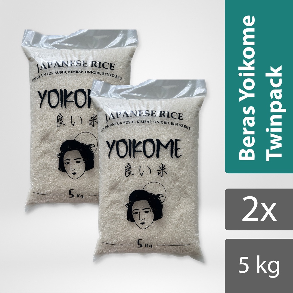 

Beras Jepang Japonica Yoikome - Premium Grade - Import - 5kg TWINPACK