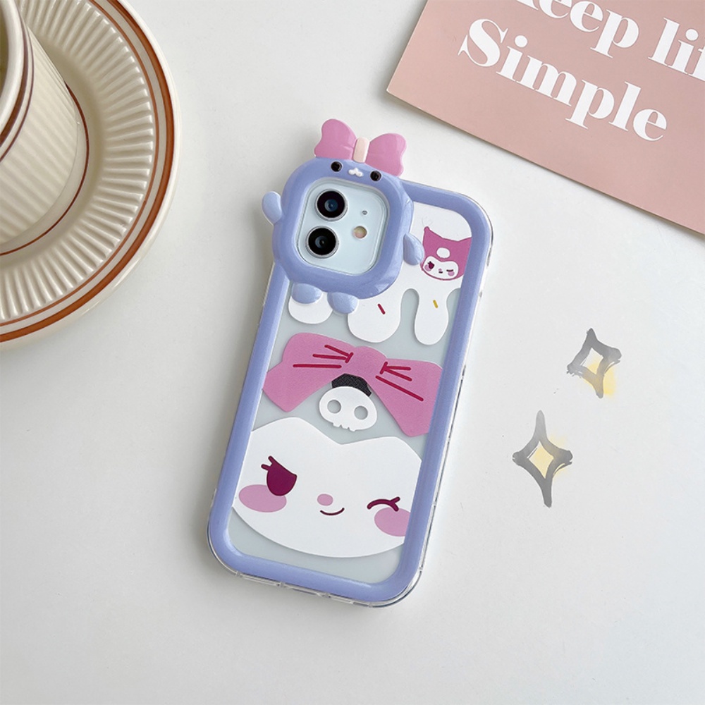 Casing TPU OPPO A17 A17K A77S A57 A16K A16E A55 A54 A76 A15 A16 A5 A53 A12 A5s A74 A95 A7 A3s A9 A52 A31 A1K Reno5F Motif Kartun Monster