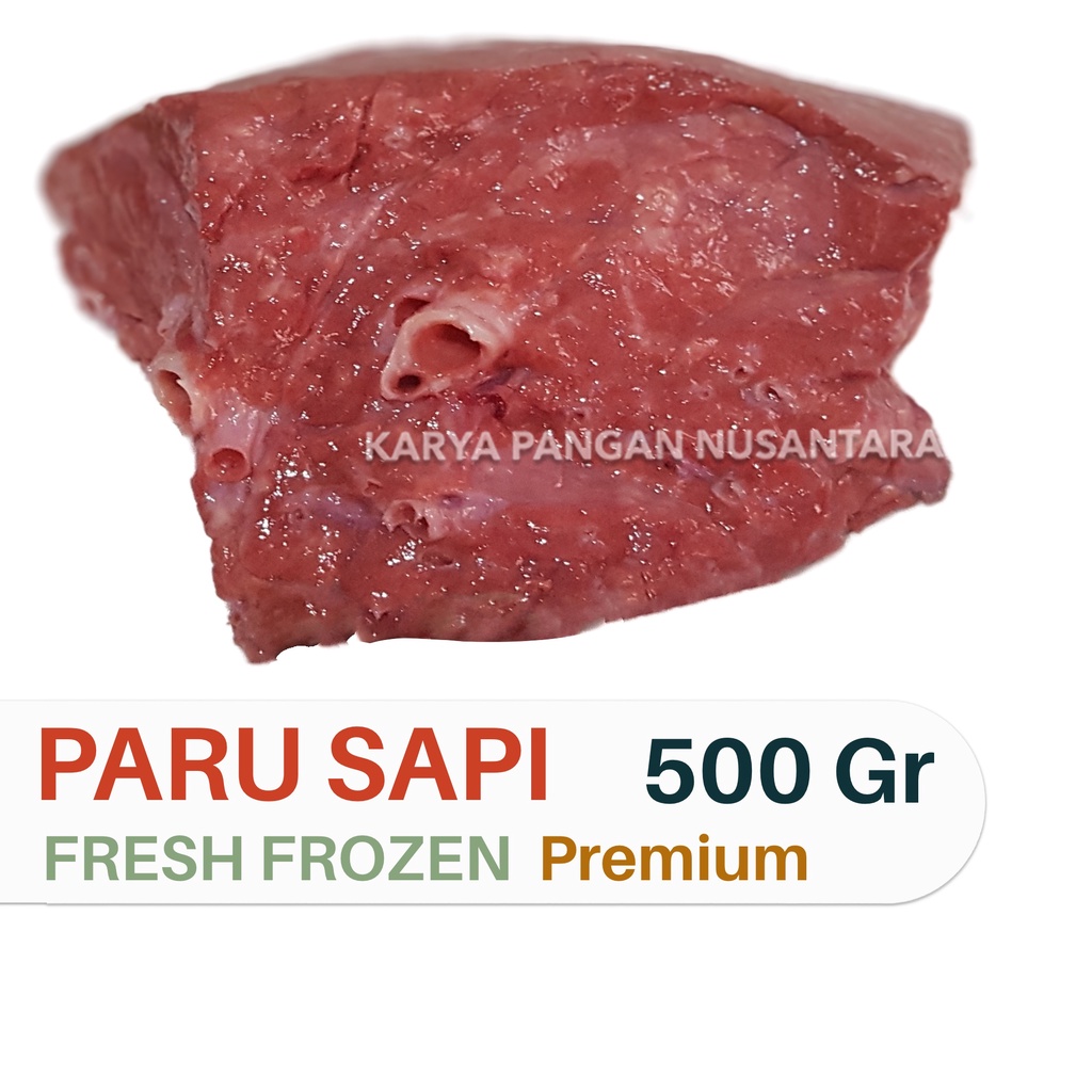 

PARU MENTAH BEKU 500GR PARU SAPI FROZEN PARU SAPI 500 GRAM