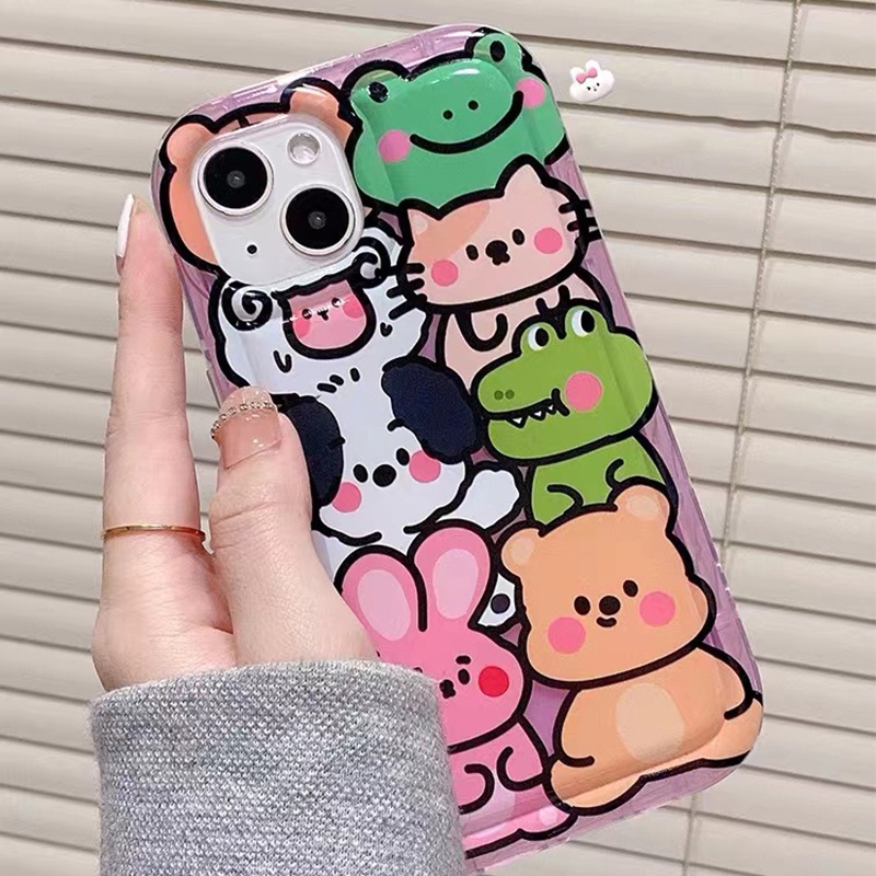 Soft Case Silikon TPU Transparan Motif Kucing Untuk IPhone 14 12 13 11 Pro XS Max XR X 8 7 6S Plus