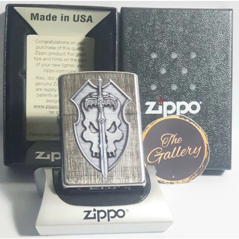 48372 ORIGINAL ZIPPO MEDIEVAL MYTHOLOGICAL DESIGN