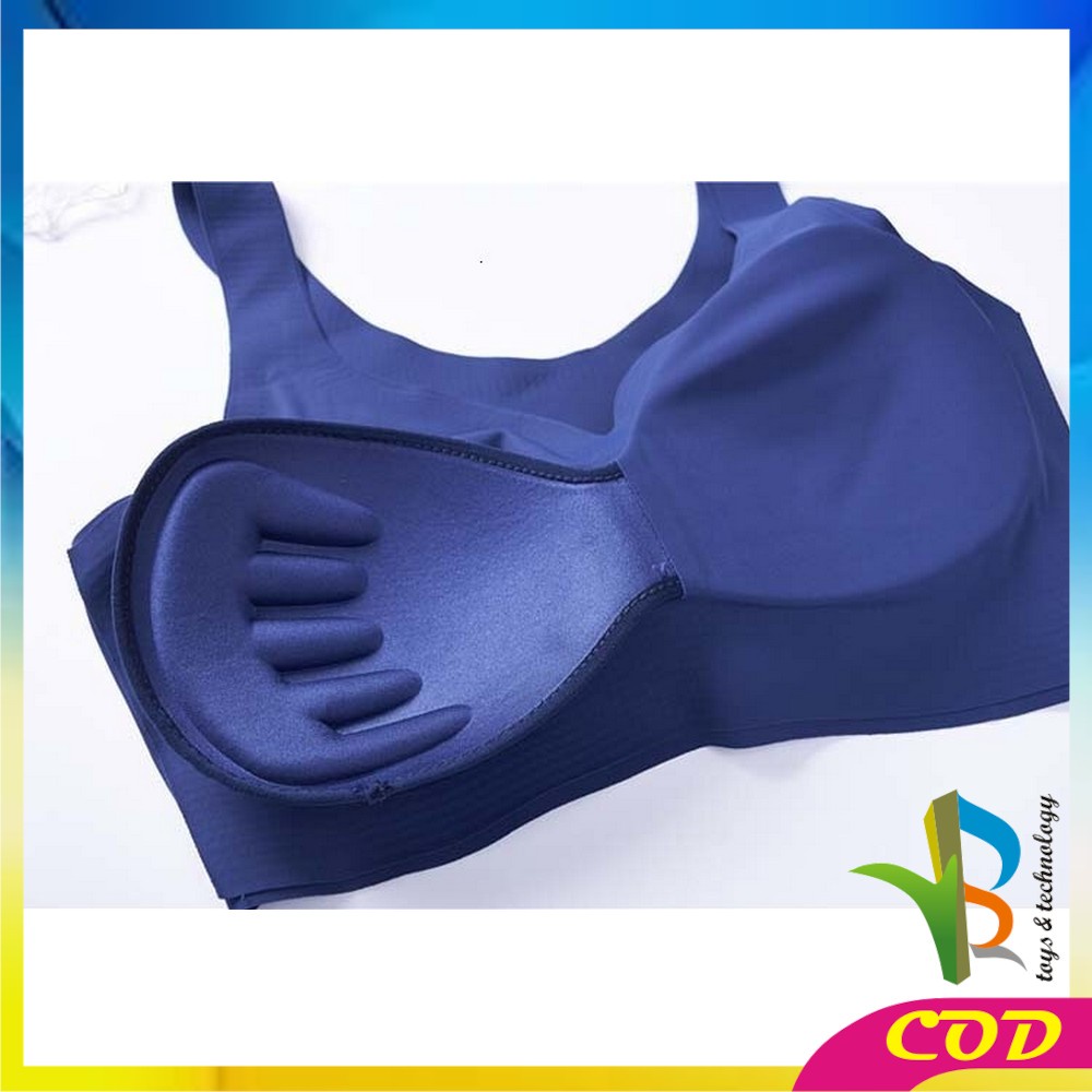 RB-P44 Bra Busa Tanpa Kawat Bahan Halus Pakaian Dalam Wanita Elastis Push Up Sport Bra BH Yoga Murah